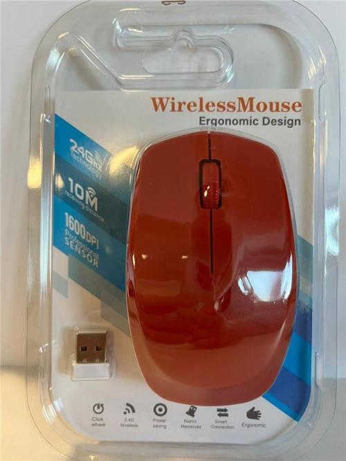 G-229 Kırmızı 2.4Ghz Kablosuz Mouse