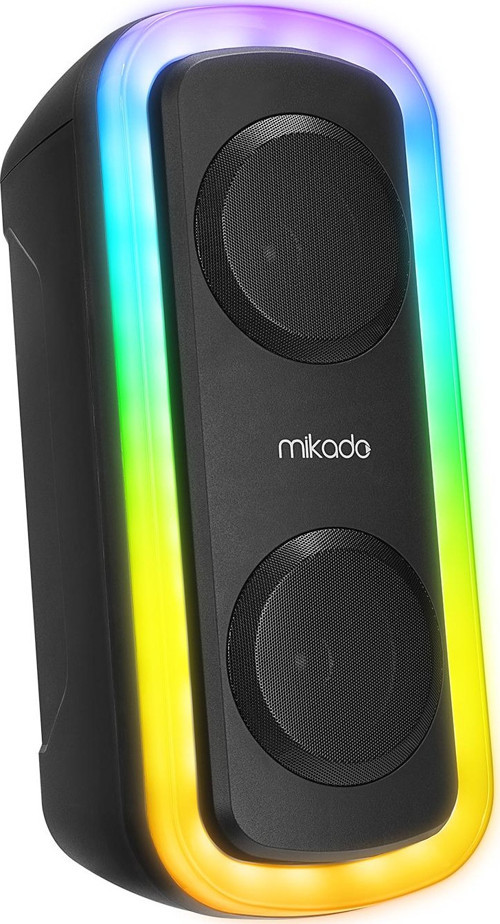 Md-C18 Siyah 8W Rgb Işıklı Taşınabilir Speaker Hoparlör