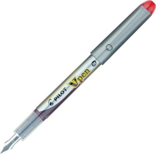 V-Pen Kırmızı Kullan-At Dolma Kalem