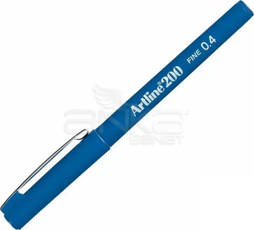 Fineliner 200 0.4mm İnce Uçlu Yazı Ve Çizim Kalemi Blue