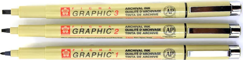 Pigma Graphic Pen Siyah