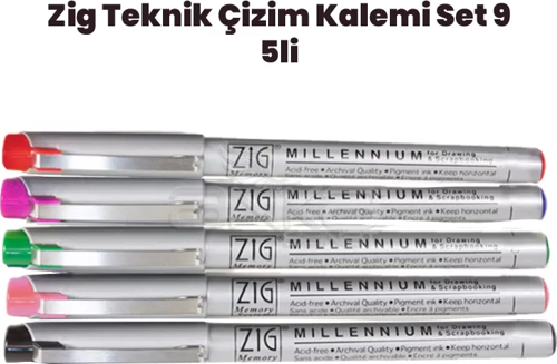 Teknik Çizim Kalem Set 9 5li
