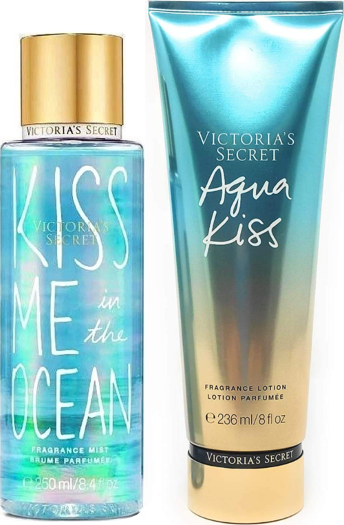 Aqua Kiss & Kiss Me in The Ocean Vücut Losyonu Ve Spreyi 2'li Set