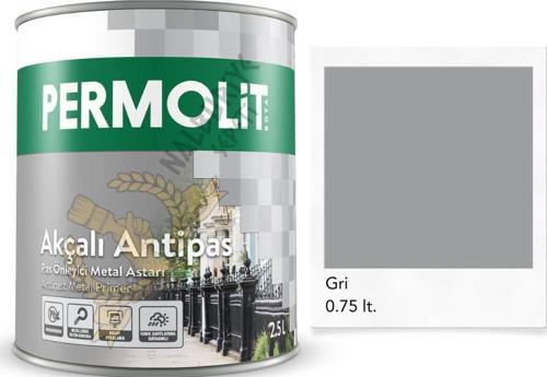 Akçalı Antipas Pas Önleyici Boya GRİ 0.75 Lt.