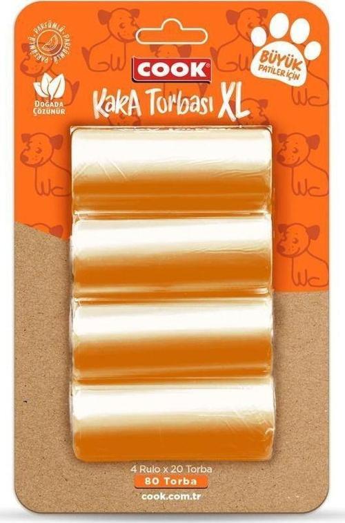 4'lü Rulo 25*38 Cm Kaka Torbası Yedeği Xl