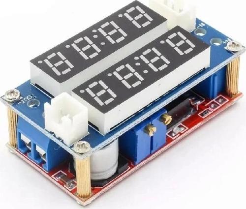 XL4015 Ayarlanabilir Voltaj ve Akım Kontröllü Güç Kaynağı Voltmetre Ampermetre Göstergeli Step-Down
