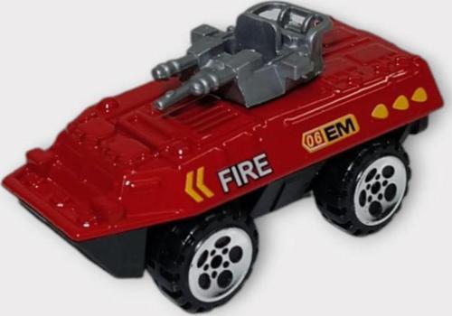 Küçük Metal İtfaiye Araçları 7 Cm - Panzer