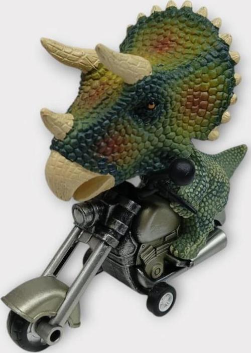 Koca Kafalı Sürücü Hayvan Figür - Triceratops