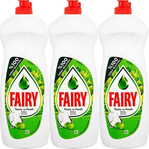 Bulaşık Deterjanı Elma 650 ml x 3 Adet