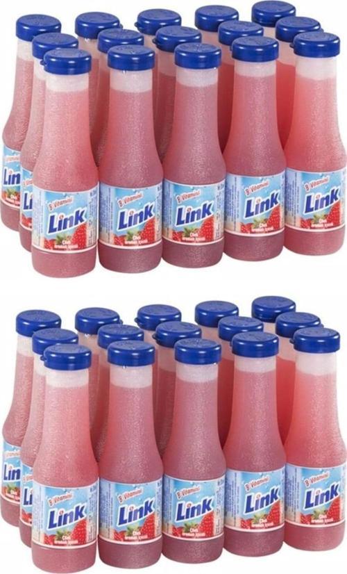 Link Çilek Aromalı Meyve Suyu 200 ml 15 li x 2 Paket
