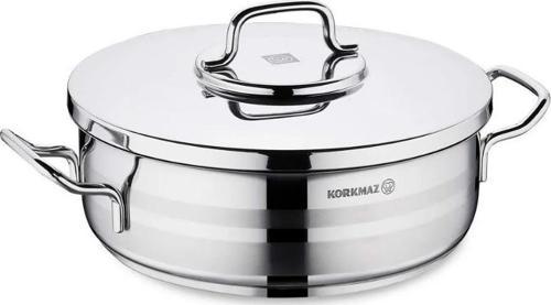 Astra2 Dayanıklı Kısa Tencere 24x8 cm A2034