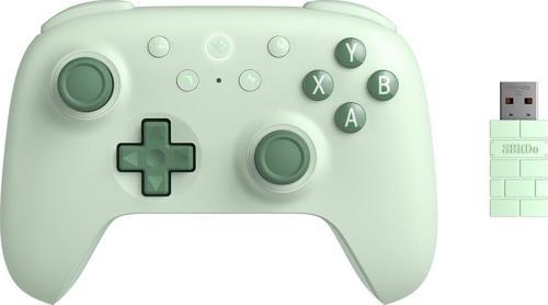 Ultimate 2C Kablosuz 2.4G Oyun Kolu PC Android Hall Effect Joystick Pastel Yeşil