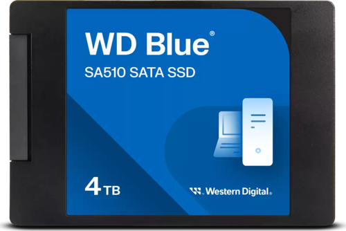 WD Blue SA510, WDS400T3B0A, 4TB, 560/520, 3D NAND, 2,5" SATA, SSD