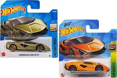 - Lamborghini Sian Fkp 37 Turuncu & Yeşil 2 Araç Set (1:64)