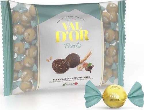 Val D’or Tahıl Patlaklı Fındıklı Krema Dolgulu Sütlü Yuvarlak Çikolata 500 Gr. (1 Poşet)