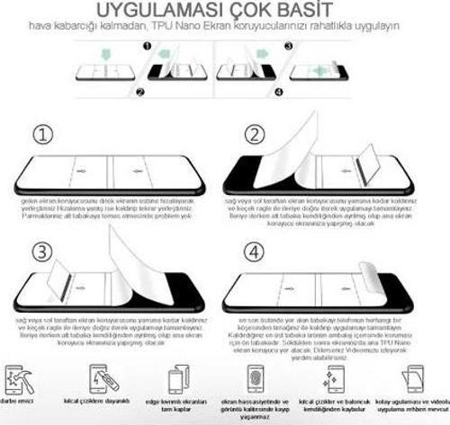 Oppo RENO 4 LİTE - Nano Full Arka Kaplama Ultra İNCE Esnek Hd Şeffaf