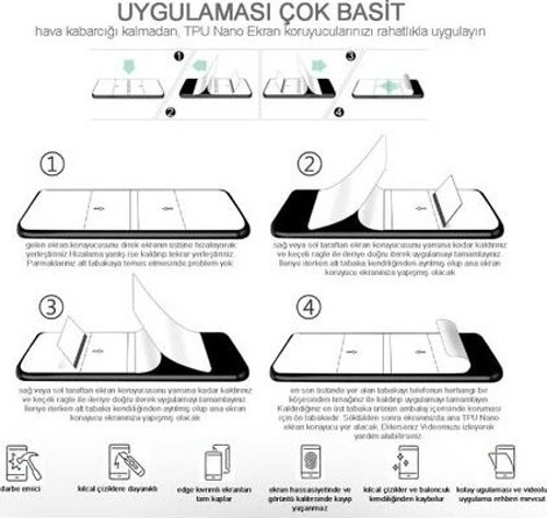Oppo REALME 9 PRO - Nano Full Arka Kaplama Ultra İNCE Esnek Hd Şeffaf
