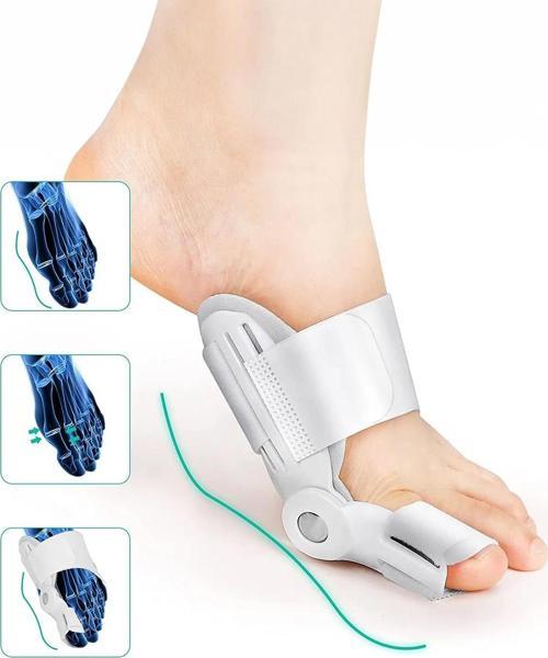 Ayak Baş Parmak Kemik Düzeltici Halluks Valgus Ayak Bakımı Bunyon Koruyucu Gece Ateli