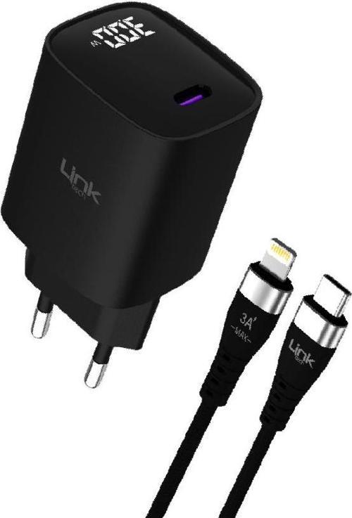 G848 Premium 30W QC4.0 GaN Lightning Kablolu Şarj Aleti Set