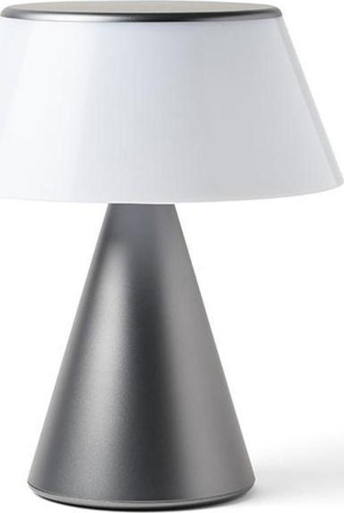 Luma XL Led Lamba Metalik Gri