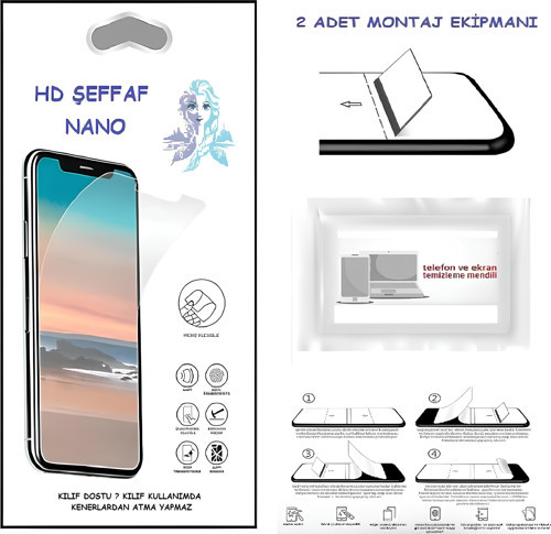 Xiaomi NOTE 12S Nano Ekran Koruyucu Ultra İNCE Esnek Hd Şeffaf