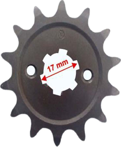 Discover Ön Dişli 428-14T İç 17X6 Tırnaklı 2 Delikli Öm