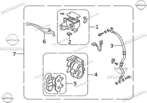 Ritmica 100-110 Speedy Ön Fren Müşürü Orj