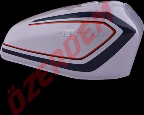 125 Cg Model Benzin Deposu Beyaz