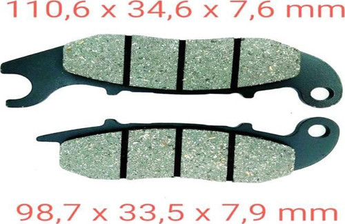 Atv Ön Fren Disk Balata Fa375 166