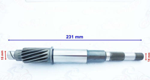Joymax 250 Tahrik Mili 14T Öm