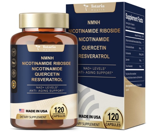 NMNH NMN Supplement Alternative w/Niacinamide  Quercetin, Trans-Resveratrol, Support NAD+,