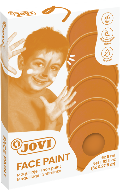 JOVI 171U KREM YÜZ BOYASI 8ML TURUNCU - 6'LI KUTU