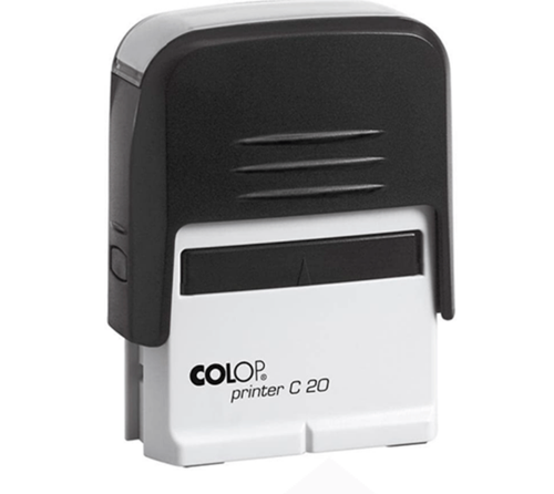 COLOP PRINTER C20 SİYAH KASA MAVİ KEÇE 14X38MM