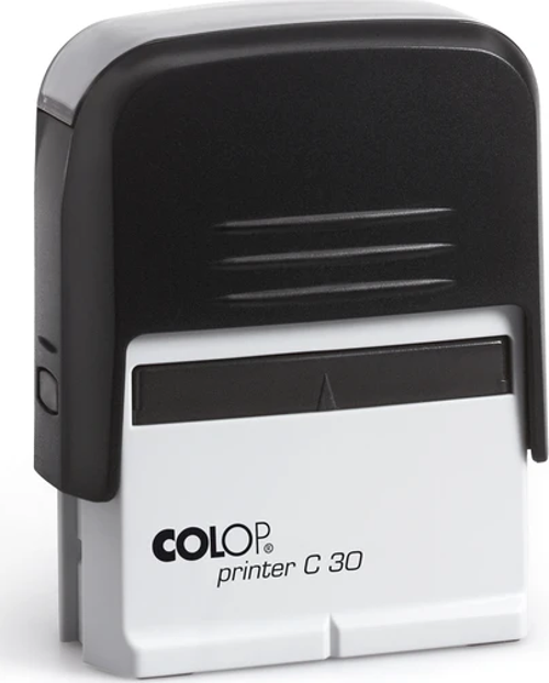 COLOP PRINTER C30 SİYAH KASA MAVİ KEÇE - 18X47MM