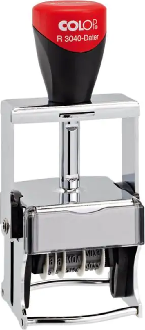 COLOP R 3040 TARİH KAŞE(ENG) MAVİ KEÇE