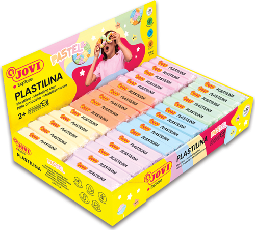 JOVI 70P 50GR KURUMAYAN OYUN HAMURU PASTEL 5 X 6 RENK - 30'LU KUTU