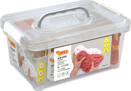JOVI 80 SERAMİK HAMURU 500GR BEYAZ VE TOPRAK RENGİ - 7'LI KUTU