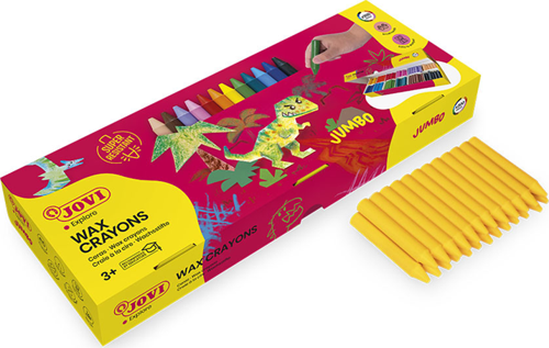 JOVI 989 JUMBO YUVARLAK MUM BOYA 12 X 25 RENK - 300'LÜ