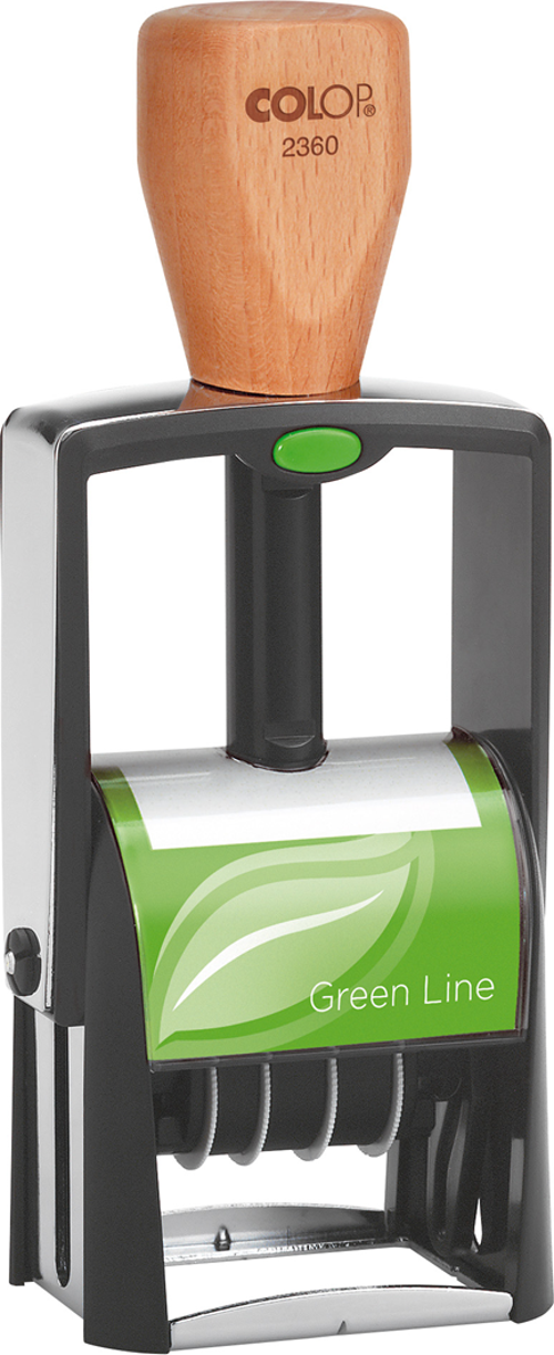 COLOP 2360 GREEN LINE TARİH KAŞE(ENG) MAVİ KEÇE