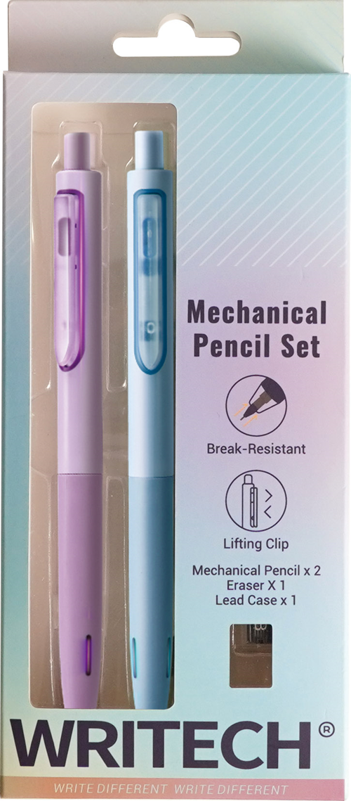 WRITECH W-5154 HEDİYE SET 0,5MM (MAVİ-MOR) VERSATİL KALEM SETİ BLISTER