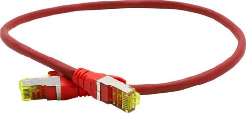 DIGITUS CAT6A S-FTP PATCH CORD 0,50 MT RED (10'LU PAKET)