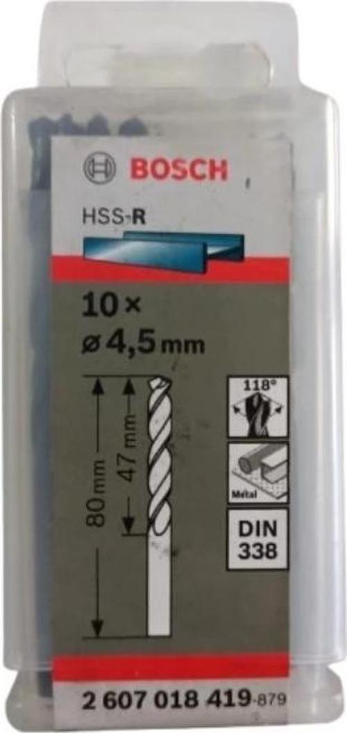 2607018419 Metal Matkap Ucu HSS-R 4,5 x 80 Mm