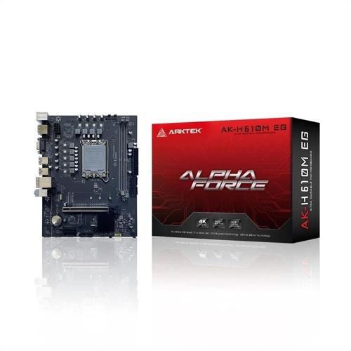 Alpha Force, Ak-h610m Eg, 2xddr4, M.2, D-sub, Hdmı, Dp, 12-13.nesil, Lga1700 Soket, Anakart