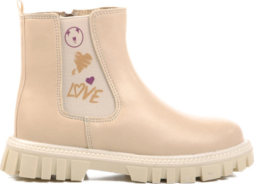 1788-P Krem İçi Polarlı Kız Çocuk Bot