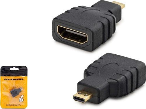HDX1267 Micro HDMI (M) - HDMI (F) Dönüştürücü Adaptör - Siyah