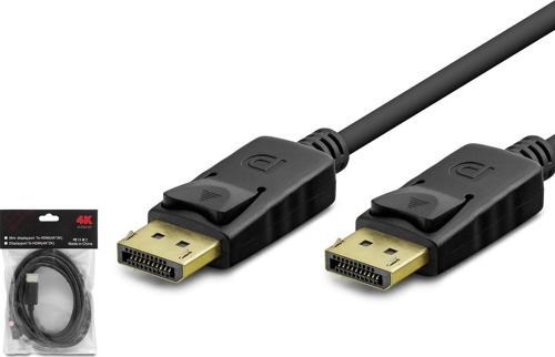 HDX7798 4K 144Hz 3mt DisplayPort Kablo - Siyah