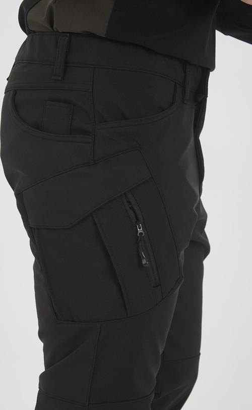 Camp594 Outdoor Softshell Su Ve Rüzgara Dayanıklı içi Polarlı Kışlık Erkek Taktik Pantolon
