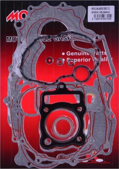Motospartan Conta Takımı Cg 200 Silikonlu Gri