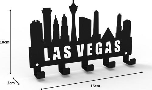 LAS VEGAS METAL ANAHTARLIK SİYAH