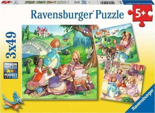 3x49 Parça Puzzle Küçük Prensesler 055647
